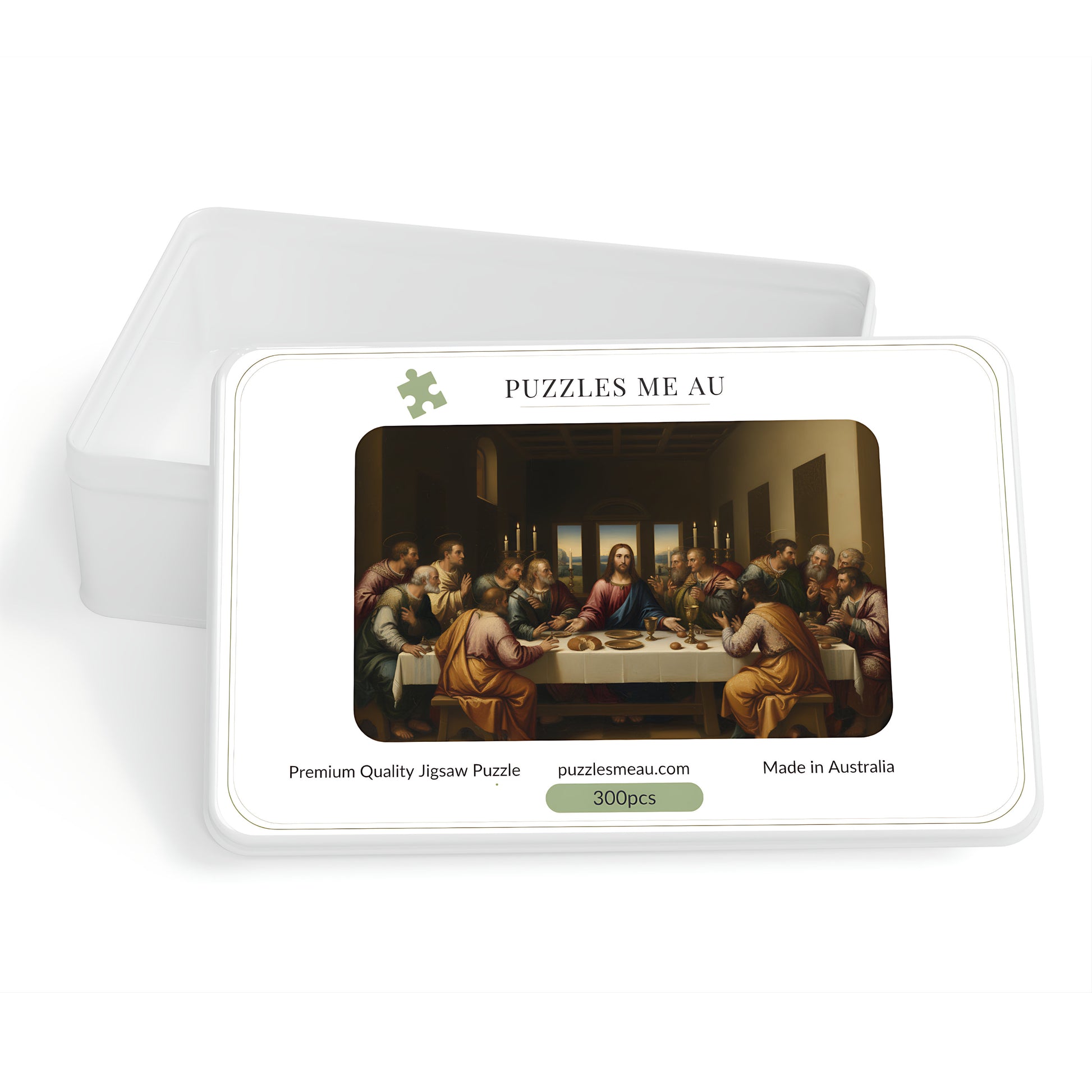 The Last Supper 300 piece jigsaw puzzle box - premium quality - made in Australia - Puzzles Me AU